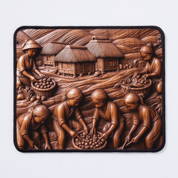 Item preview, Traditional Philippine Village Life -Wood Carving Art designed and sold by nhk999.