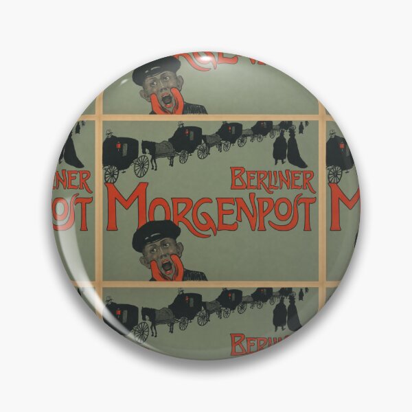 Item preview, Berliner Morgenpost 1901 Newsboy Advertisement designed and sold by artofuniverse.
