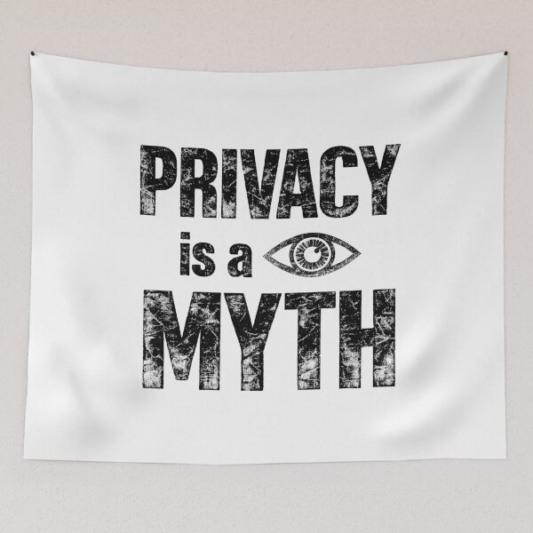 Item preview, Conspiracy Theory for Conspiracy Theorist Privacy Is A Myth Grunge Eye Gift designed and sold by Artycom.