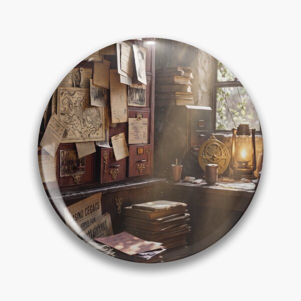 Item preview, Vintage Study Room Artwork designed and sold by jodotodesign.