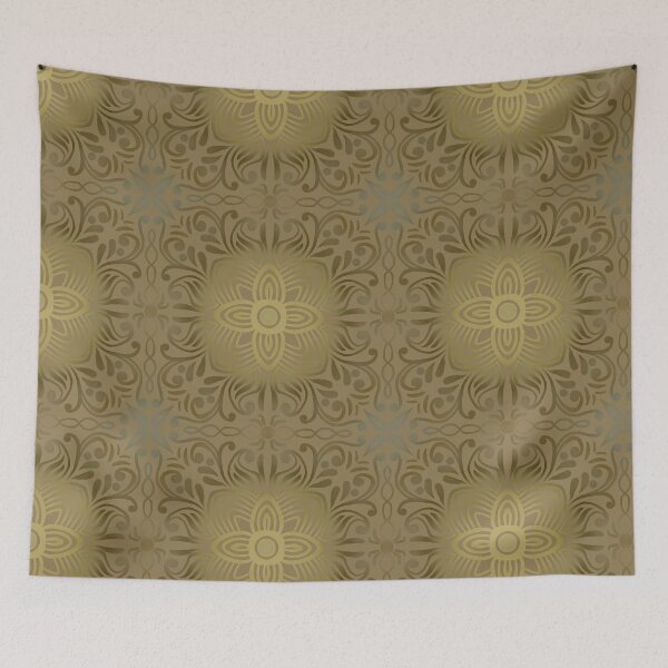 Item preview, Ornate Floral Damask Pattern – Decorative Vintage Inspired Botanical Design designed and sold by Rukhscreations.