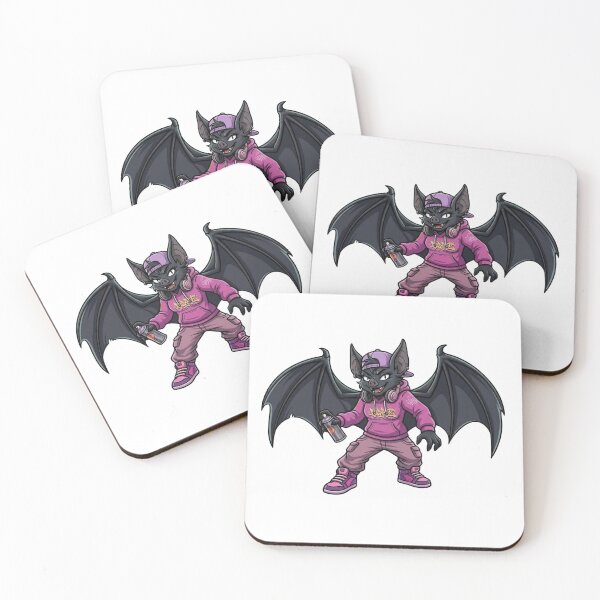 Item preview, Edgy Pink Streetwear Bat Graffiti Artist designed and sold by Gianlu1215.