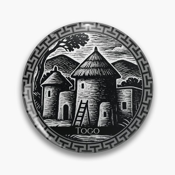 Item preview, Togo Vintage Woodcut Art designed and sold by Thistle-TShop.