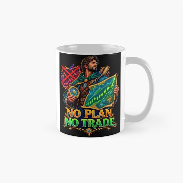 Item preview, No Plan No Trade Trader Humor designed and sold by AuricFlow.