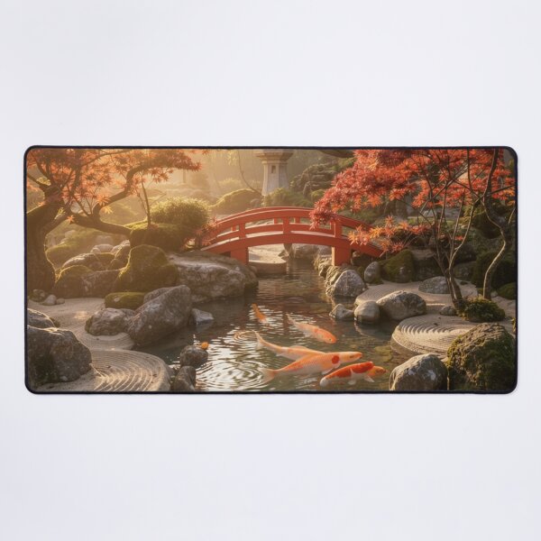 Item preview, Serene Japanese Zen Garden - Autumn Landscape designed and sold by nhk999.