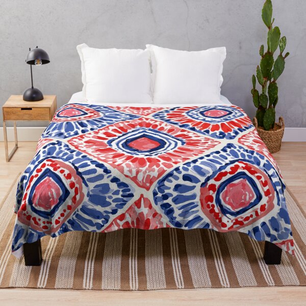 Item preview, Red White and Blue Quadrille Design designed and sold by RichardRags.