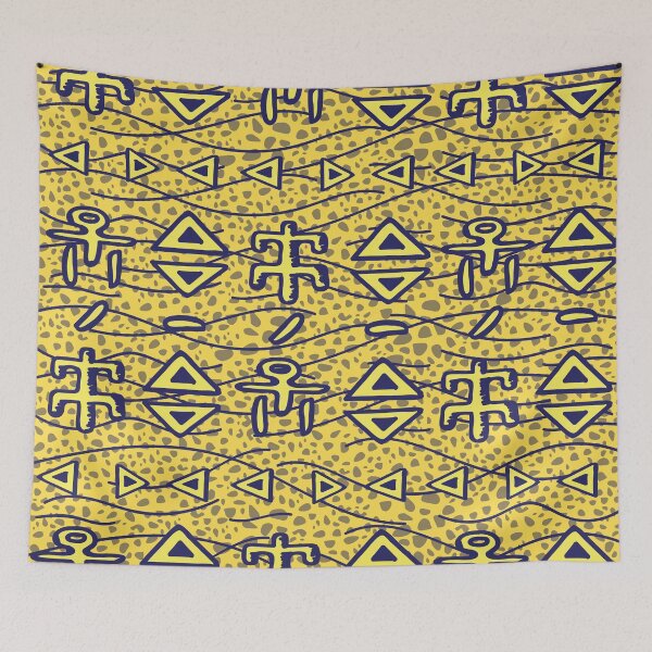 Item preview, African printed fabric – Bogolan patterns designed and sold by Wolagno.