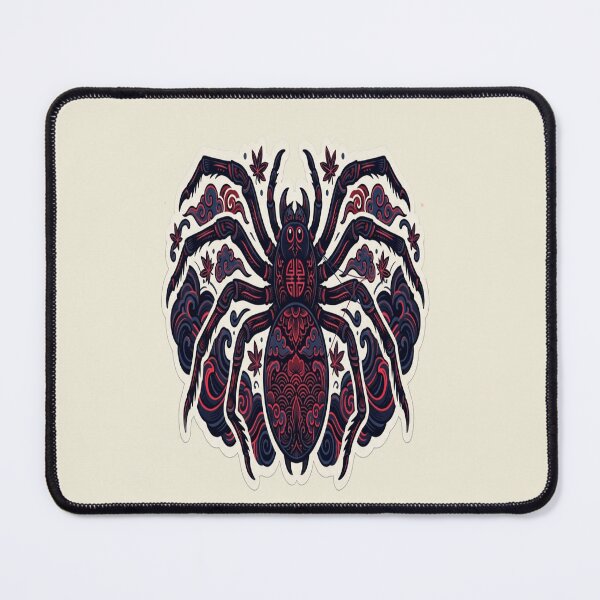 Item preview, Japanese Ukiyo-e Style Spider Graphic designed and sold by Shopyshivangi.