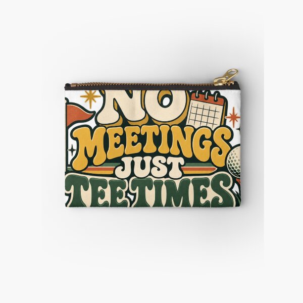 Item preview, No Meetings Just Tee Times Funny Golf Gift designed and sold by aseel9.