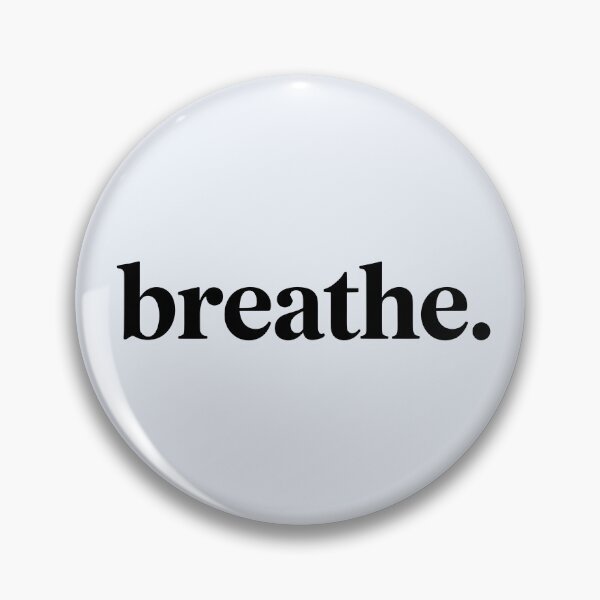 Item preview, Breathe. – Minimalist Mindfulness Quote designed and sold by Jollys-ArtShop.