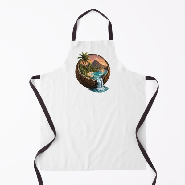 Item preview, Island inside a coconut shell designed and sold by design-rebell.