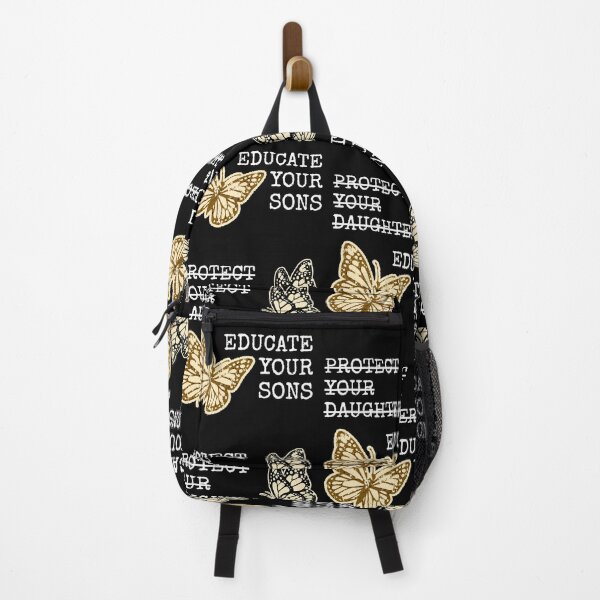 Item preview, Educate Your Sons Not Daughters Feminist Butterfly Statement designed and sold by RDGNR.