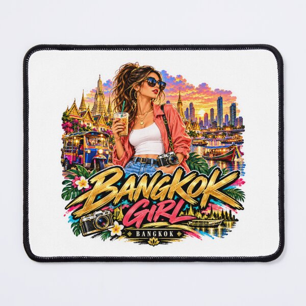 Item preview, Bangkok Girl Thailand Travel Art designed and sold by lorand-designs.