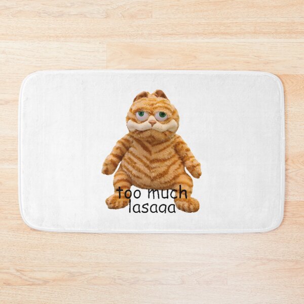 Item preview, Funny Garfield Meme Featuring Too Much Lasagna Illustration designed and sold by Stealth  Shiba.