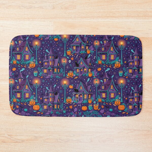 Item preview, Trick or Treat Street — Nostalgic Halloween Pattern | Hashola Designs designed and sold by Hashola Designs.