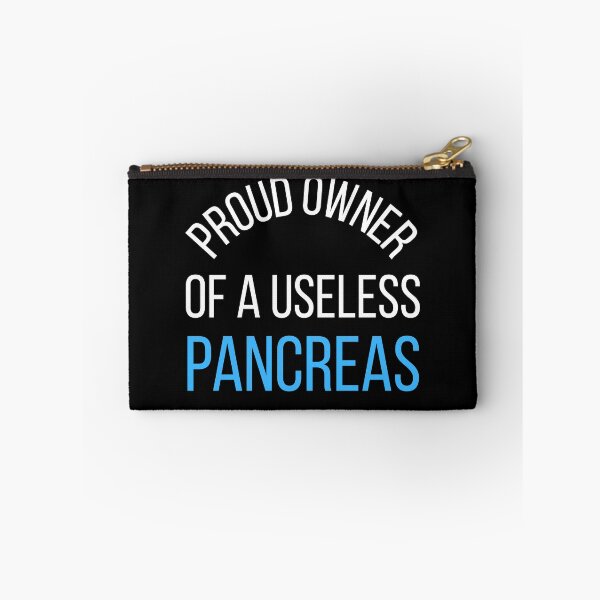 Item preview, Proud Owner Of A Useless Pancreas Funny Type 1 Diabetes Typography designed and sold by kristy1003.