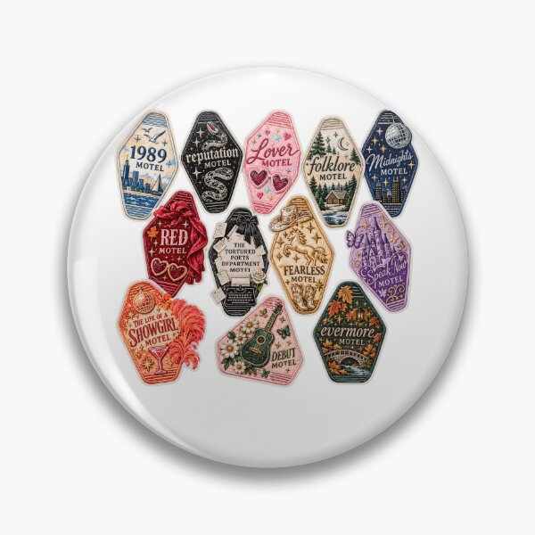 Item preview, Vintage Taylor Albums Eras Motel Magnets Vintage Music sticker pack designed and sold by taylorvinyls.