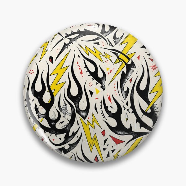 Item preview, Tribal Voltage — Tattoo Flash Lightning Pattern | Hashola Designs designed and sold by Hashola Designs.