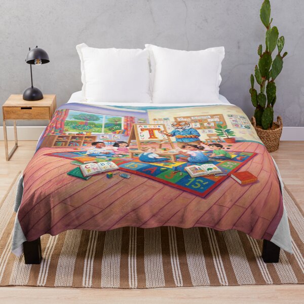 Artikelvorschau, Tiger Teaching The Alphabet Letter T entworfen und verkauft von Home Decor Art.