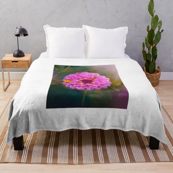 Item preview, Pink Dahlia Flower with Dew Drops designed and sold by Roamgrain Photos.