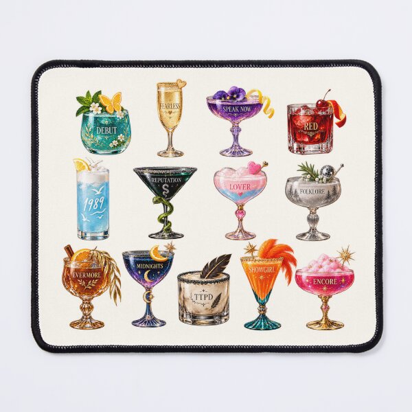 Item preview, The Eras Cocktails STICKER PACK BUNDLE designed and sold by taylorvinyls.