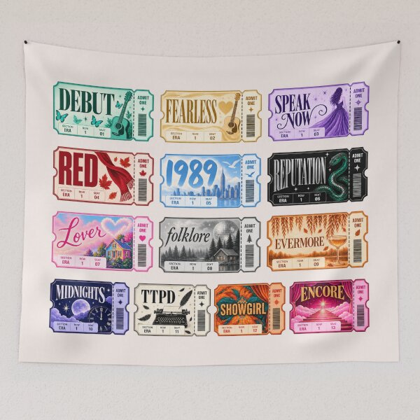 Item preview, The Eras Ticket Stubs STICKER PACK BUNDLE designed and sold by taylorvinyls.