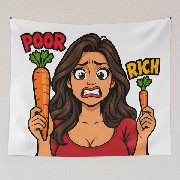 Item preview, Carrot vs. Carrot designed and sold by DrawingAndText.