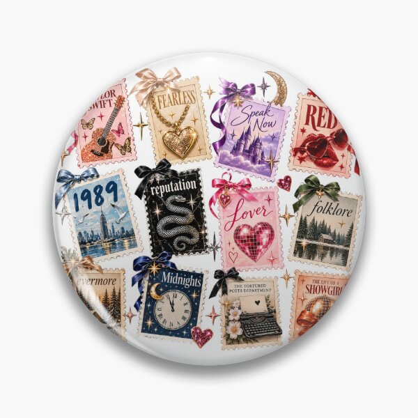 Item preview, Taylor Eras Stamps STICKER PACK designed and sold by taylorvinyls.
