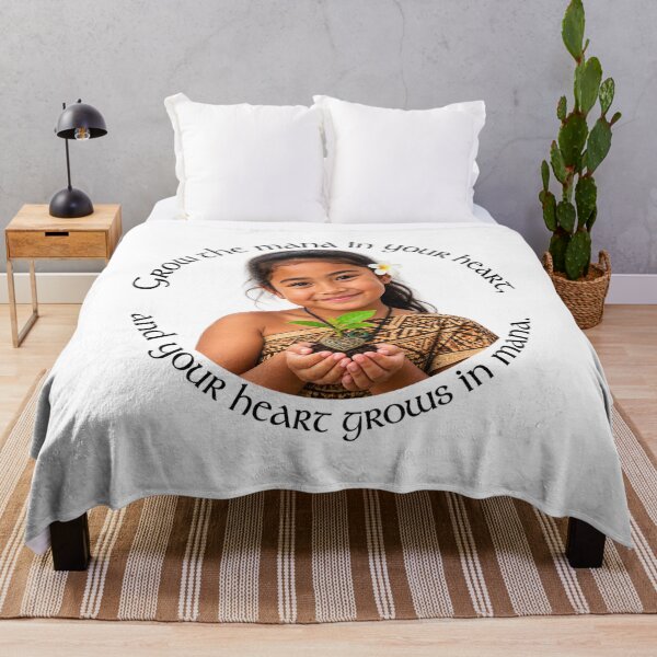 Item preview, Polynesian Empowerment Proverb - Grow the mana in your heart | Pacific Art designed and sold by ShakaLife.org.