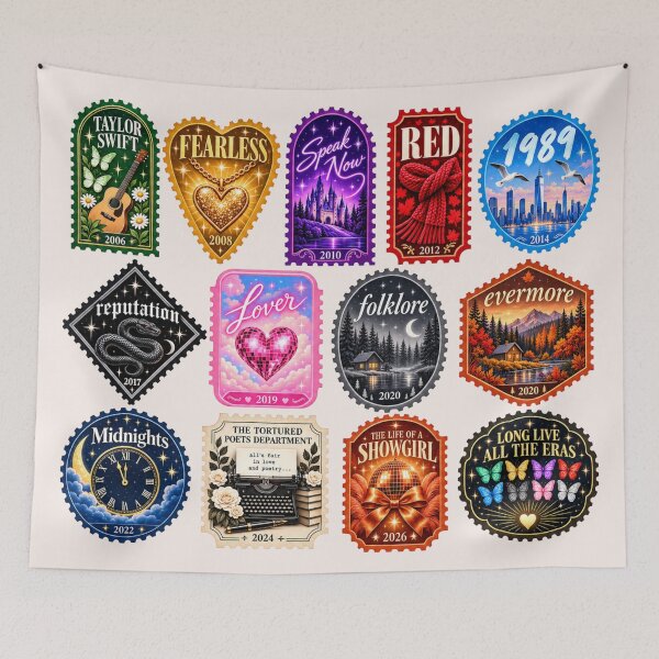 Item preview, The Eras Stamp STICKER PACK BUNDLE Rep Midnight Sh0wgirl designed and sold by taylorvinyls.