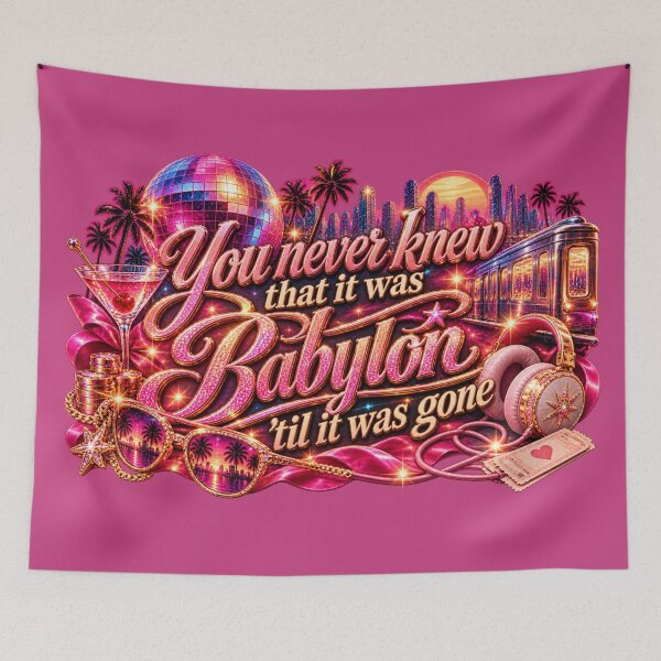 Item preview, Showgirl You Never Knew It Was Babylon Til It Was Gone | Taylor Babylon Sticker designed and sold by taylorvinyls.