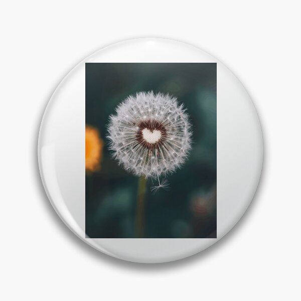 Item preview, Dandelion Seed Head with Heart-Shaped Center designed and sold by Roamgrain Photos.