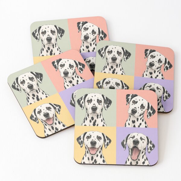 Item preview, Dalmatian Dog Pop Art Portrait designed and sold by pixiedustpaint.