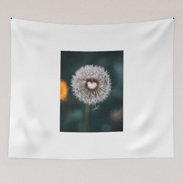 Item preview, Dandelion Seed Head with Heart-Shaped Center designed and sold by Roamgrain Photos.