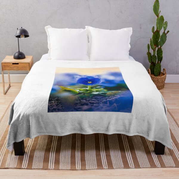 Item preview, Blue Pansy Flower with Soft Background designed and sold by Roamgrain Photos.