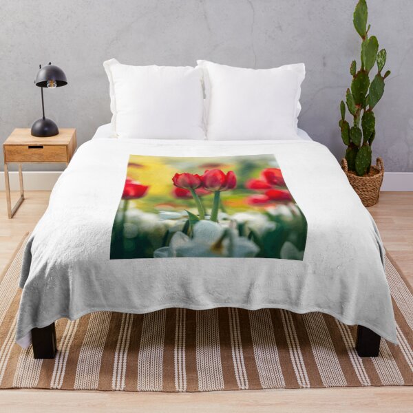 Item preview, Vibrant Red Tulips in Bloom designed and sold by Roamgrain Photos.