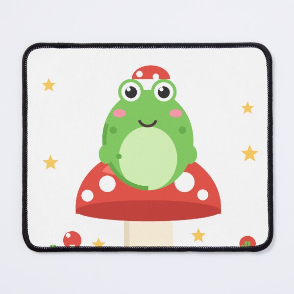 Item preview, Cute Frog on Mushroom Sticker designed and sold by PRIME4YOU.