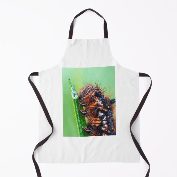 Item preview, Close-Up of Hairy Caterpillar on Green Blade designed and sold by Roamgrain Photos.