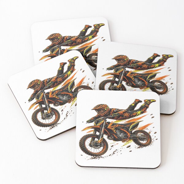 Item preview, Extreme FMX Superman Seat Grab Orange Motocross Dirt Bike Stunt T-Shirt designed and sold by Sushikidsntoddlers.