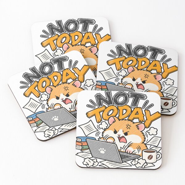 Item preview, Not Today Angry Hamster designed and sold by Moonya26.