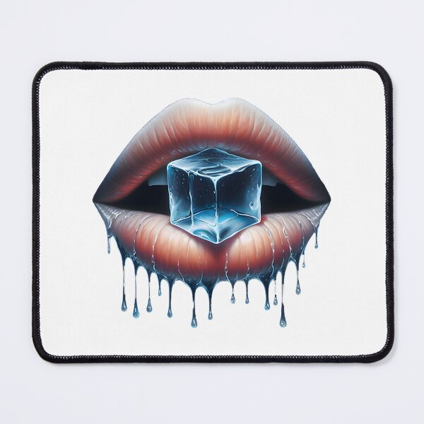 Item preview, Lips Like Ice Artistic Design with Bold and Stylish Lip Illustration designed and sold by supunchamara.