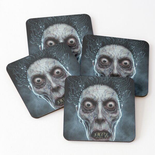 Item preview, Dark creepy face horror art designed and sold by Vintage Designs +.