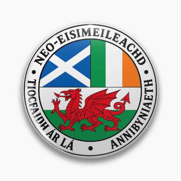 Item preview, Celtic Union Celtic Nations Independence Emblem Shield Badge Graphic designed and sold by jeshands.