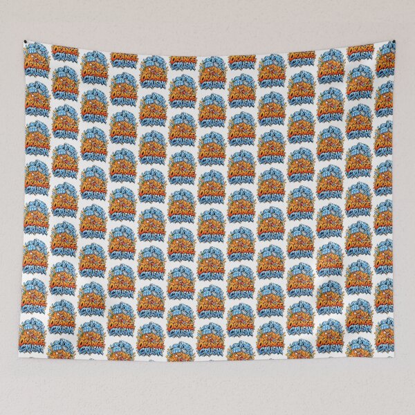 Item preview, Angry Ice Cube vs Orange Cartoon Funny Orange Crush Illustration designed and sold by supunchamara.