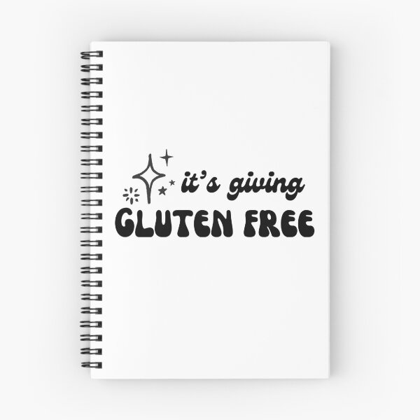 Item preview, Its Giving Gluten Free Black Font Trendy Retro Sparkles Typography designed and sold by kristy1003.