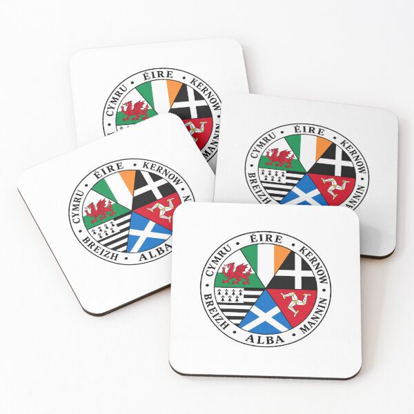 Item preview, Escudo de las Seis Naciones Celtas Cresta Cymru Eire Alba Kernow Breizh Mannin designed and sold by jeshands.