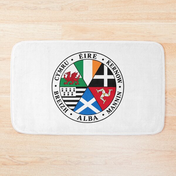 Aperçu de l'œuvre Crête du bouclier des six nations celtiques Cymru Eire Alba Kernow Breizh Mannin créée et vendue par jeshands.