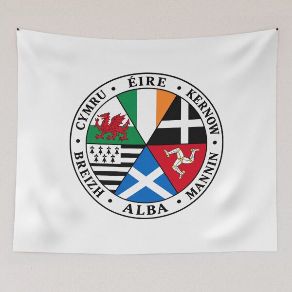 Artikelvorschau, Schildwappen der sechs keltischen Nationen Cymru Eire Alba Kernow Breizh Mannin entworfen und verkauft von jeshands.