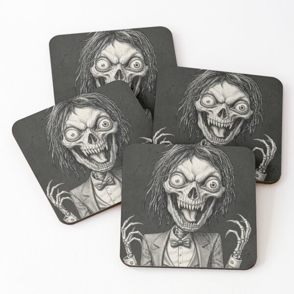 Item preview, Undead horrific zombie monster dark horror spooky haunted house sketch version designed and sold by Vintage Designs +.