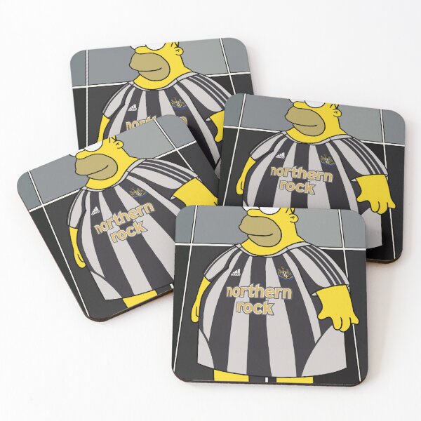 Item preview, Homer Simpson Newcastle United Football Club NUFC Simpsons Inspired Geordie Toon Print designed and sold by duckindoodle.